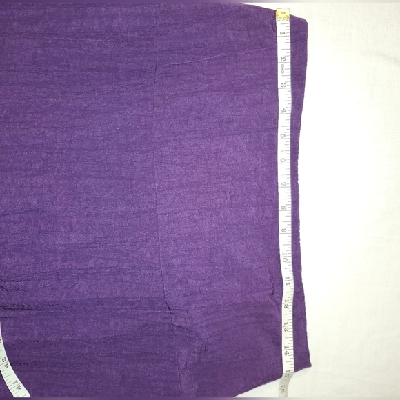 Beautiful purple  crinkle skirt with a BUSTLE!! - Picture 8 of 8